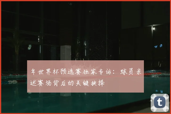 年世界杯预选赛独家专访：球员亲述赛场背后的关键抉择